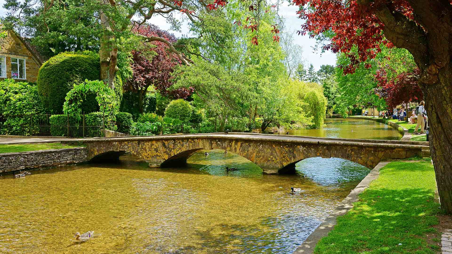 Bourton on the water also known as the Venice of the Cotswolds
