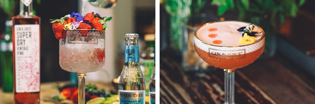 Gin and Juice Cheltenham cocktails