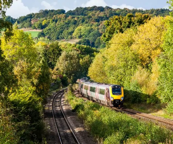 Train in Countryside