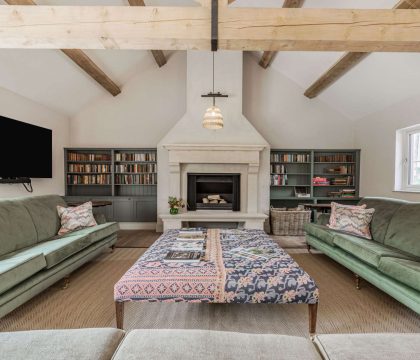 The Oat Barn Living Area - StayCotswold