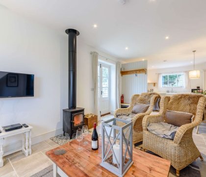 Furrow Barn Living Room - StayCotswold