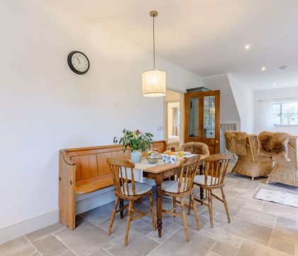 Furrow Barn Dining Area - StayCotswold