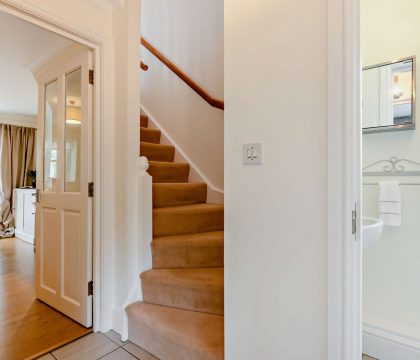 5 Stone Cottage Stairway - StayCotswold