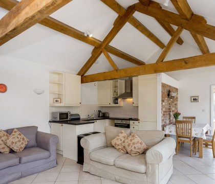 Blossom Barn Living Area - StayCotswold 
