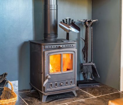 Hill View House Wood Burning Stove - StayCotswold