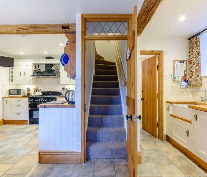 Rose Tree Cottage Staircase - StayCotswold