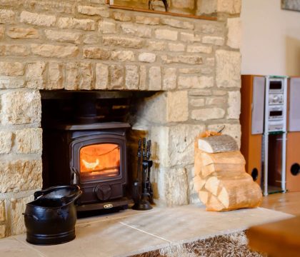 Grey Gables Barn Wood Burner - StayCotswold