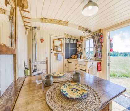 Littlestock Shepherds Hut Dining Table - StayCotswold