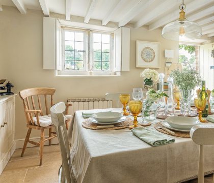 Greenview Cottage Dining Area- StayCotswold