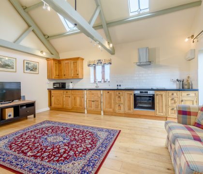 Coursehill Barn Annex Living Area - StayCotswold