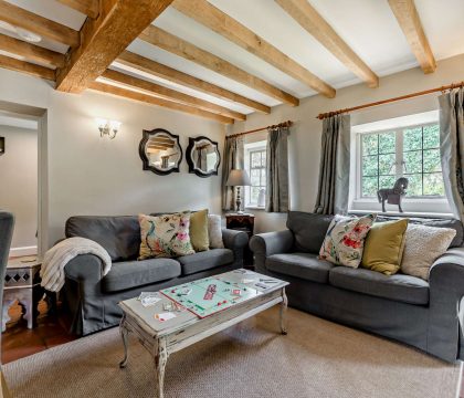 Top Cottage Living Room - StayCotswold