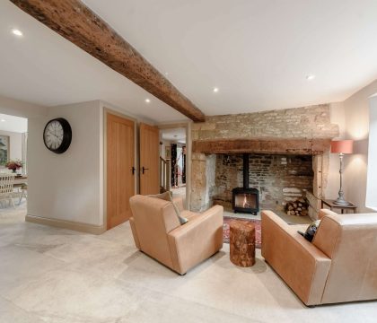 Millham Cottages Fireplace - StayCotswold