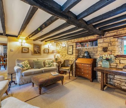 Pear Tree Cottage Bourton Living Room - StayCotswold