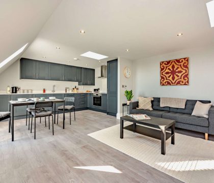 The Nook Living Area - StayCotswold