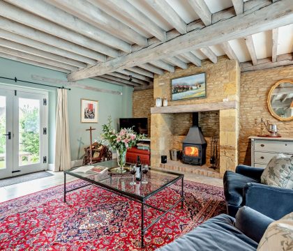 Rectory Barn Sitting Room - StayCotswold