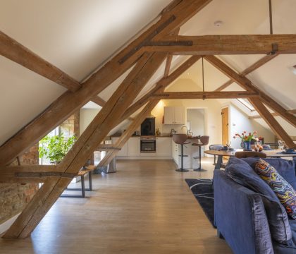 The Granary at Oriel Farm Sitting Area - StayCotswold