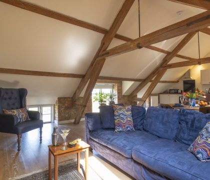 The Granary at Oriel Farm Sitting Area - StayCotswold