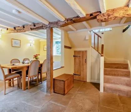 The Glen, Ilmington Dining Room - StayCotswold