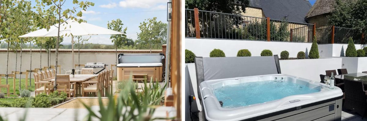 Two Cotswold cottages with hot tubs