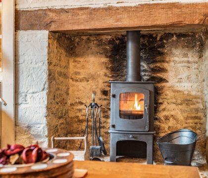 Winterberry Cottage Wood Burner - StayCotswold