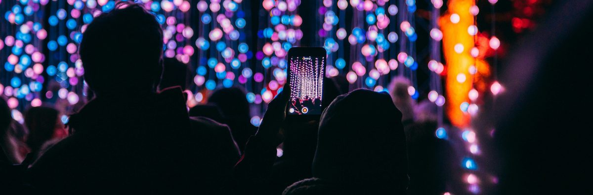 Blenheim Palace Christmas lights