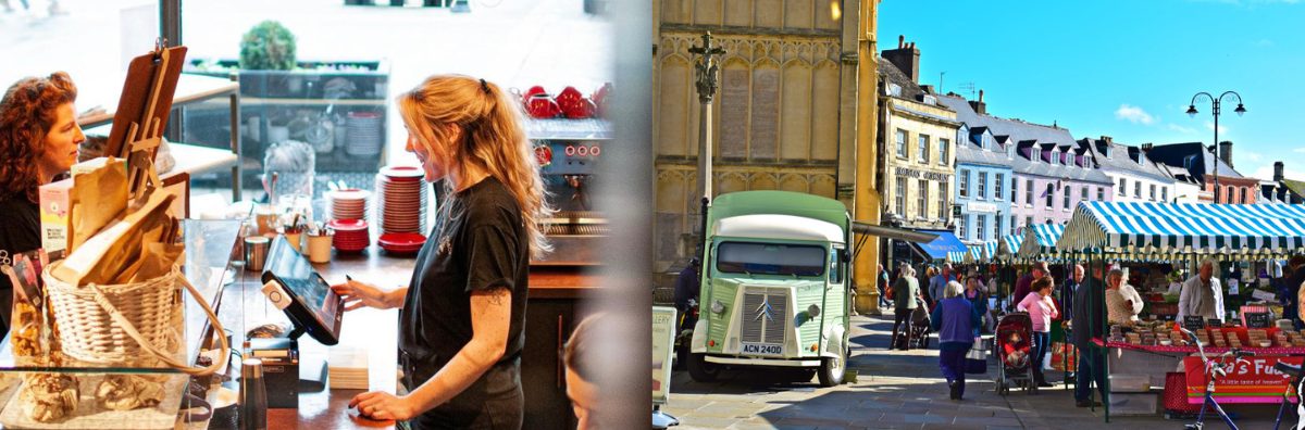 Cirencester food and shopping