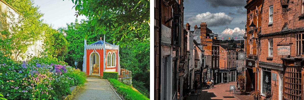 Rococo Gardens and Stroud town