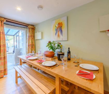 Steps Cottage Dining Area - StayCotswold