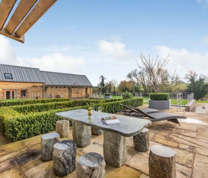 Yew Barn Patio - StayCotswold