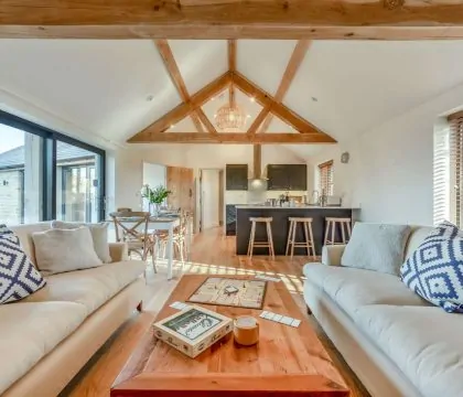 Corner House Barn Sitting Room - StayCotswold
