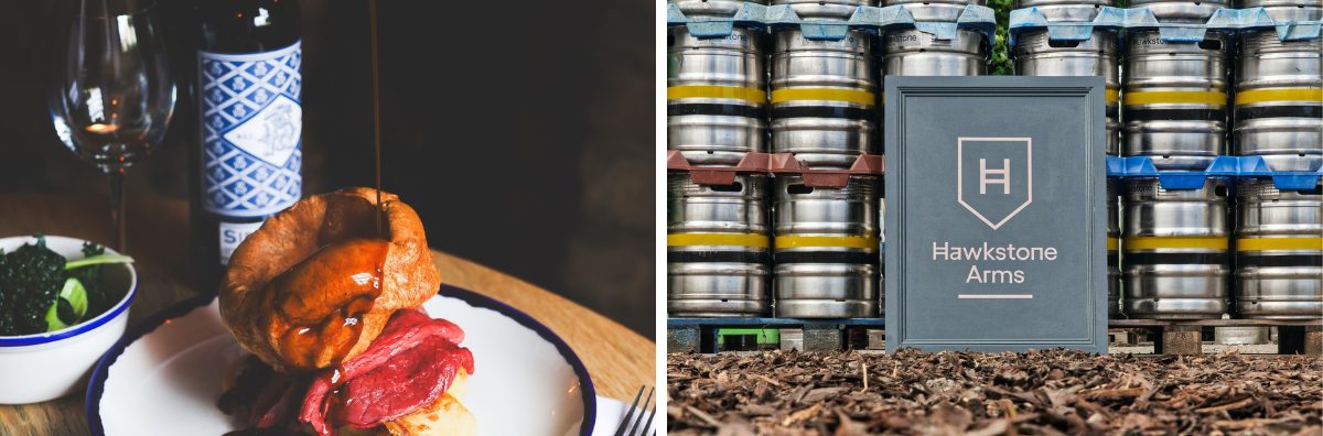 Pub meal at Angel Burford and Hawkstone Brewery