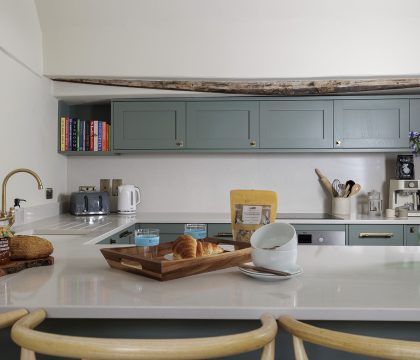 The Barley Apartment at Cowley House Kitchen - StayCotswold