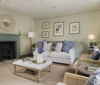 The Barley Apartment at Cowley House Sitting Room - StayCotswold