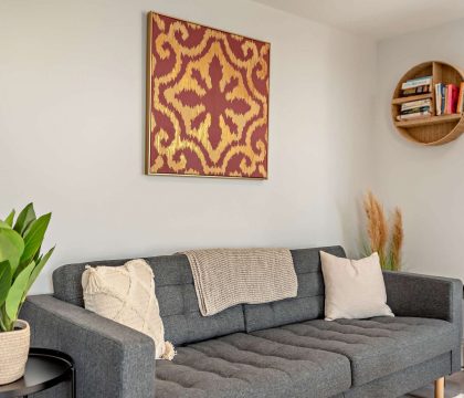 The Nook Living Area - StayCotswold