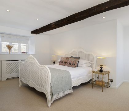 Green Farm House Master Bedroom - StayCotswold