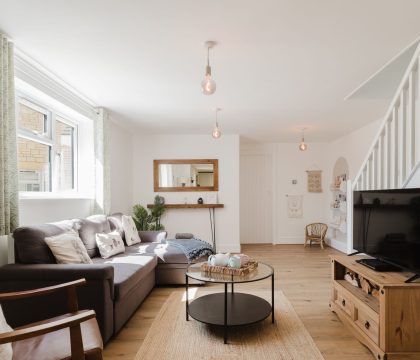 Owl Cottage Open Plan Sitting Area - StayCotswold