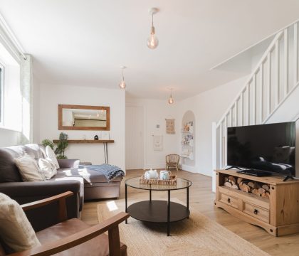 Owl Cottage Open Plan Sitting Area - StayCotswold