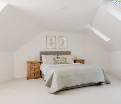 Owl Cottage Open Plan Master Bedroom - StayCotswold