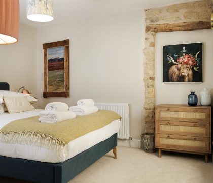 The Staircase Master Bedroom - StayCotswold