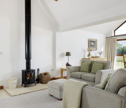 Hook Norton Barn Sitting Area - StayCotswold