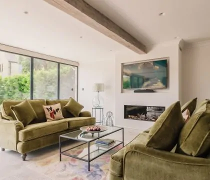 The Barn at High Gables Sitting Room - StayCotswold