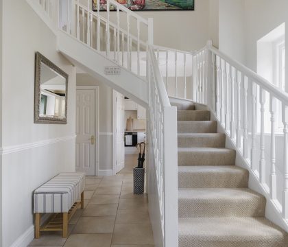 3 & 4 Hawthorn Cottages Hallway/Stairs- StayCotswold