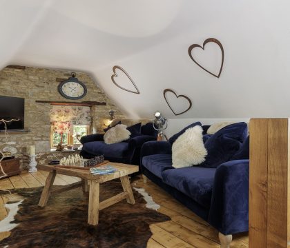 The Barn By The Ford Sitting Room - StayCotswold