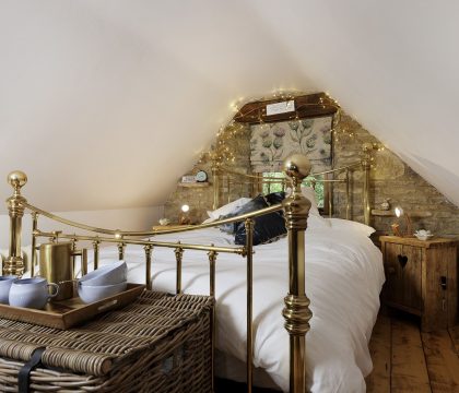 The Barn By The Ford Master Bedroom - StayCotswold