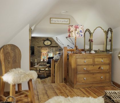The Barn By The Ford Master Bedroom - StayCotswold