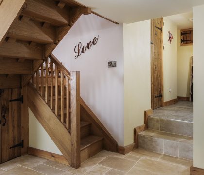 The Barn By The Ford Hallway - StayCotswold