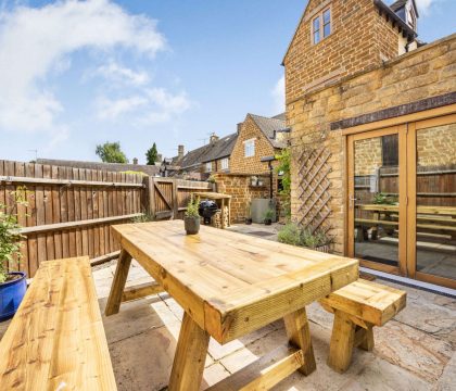 The Old Post Office Patio Garden - StayCotswold