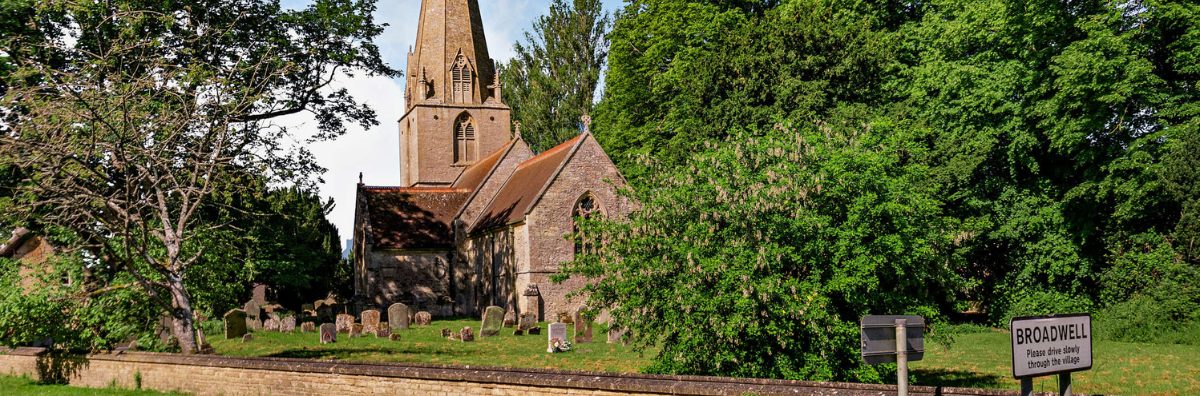Walk around St Paul's Church St Pauls Church in Broadwell amongst the trees