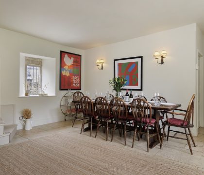 Green Farm House Dining Room - StayCotswold