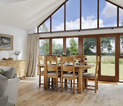 Hook Norton Barn Dining Area - StayCotswold